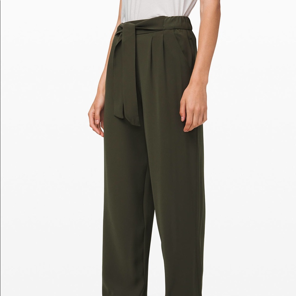 Lululemon Noir Olive Pants